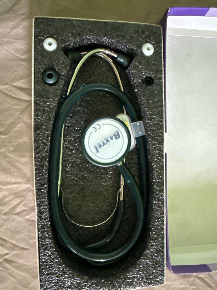BAXTEL Stethoscope Deluxe (Category: Medical Supplies & Tools) located in Manila. Submitted by viegdl (Listing ID 1347142675, Image 2). Description: never been used and extra stethoscope .