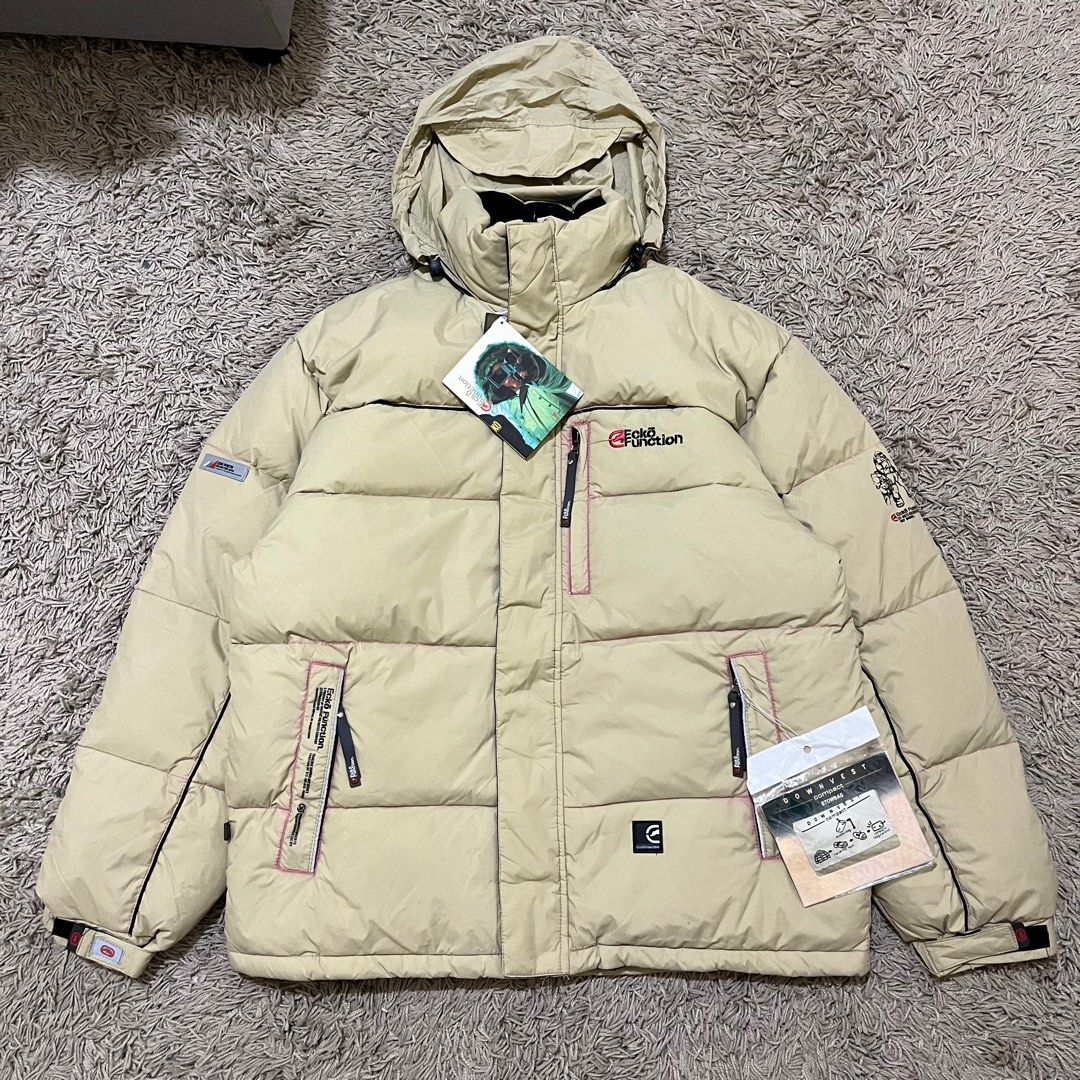 Brand New Y2K Ecko Function Down Puffer Jacket (Category: Coats, Jackets and Outerwear) located in Calamba. Submitted by lgnhustler_18 (Listing ID 1347249619, Image 2). Description: Brand New Y2K Ecko Function Down Puffer Jacket Size Large Length: 31 inches Width: 24 inches Sleeve Length: 23.5 inches Shoulder: 21 inches Brand With Hang Tag Color bleeding!.