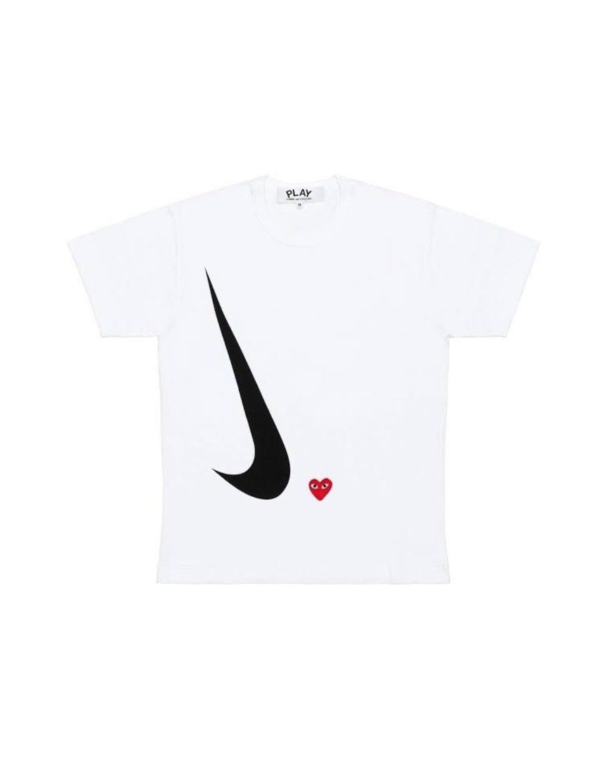 Comme des Garçons x Nike Shirt (Category: Tshirts & Polo Shirts ) located in Quezon City. Submitted by base7 (Listing ID 1347082473, Image 2). Description: Pre-Loved / Well Used Size L Fits Medium SRP: Php 11,352.