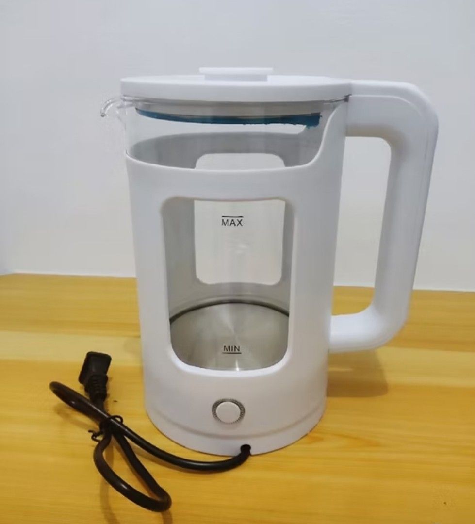 Double Layer Electric Water Heater Kettle2 (Category: Kettles & Airpots) located in Makati City. Submitted by shesstore (Listing ID 1347128991, Image 1). Description: Title: Double Layer Electric Water Heater Kettle Description: Brand: ICON Product: Electric kettle Function: Boil water and cut off power Material: PP+stainless steel Capacity: 2.3 liters Power: 1500W Price: 550 Location: Makati & Taguig City Payment Methods: GCash, COD abono Delive