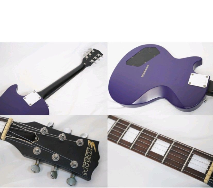 ☆EDWARDS by ESP☆E-I-85LP Purple LUNA SEA INORANモデル レスポール