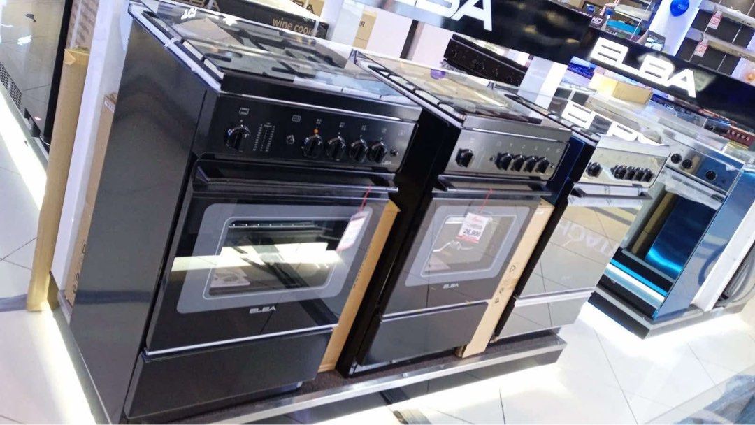 ELBA GAS AND ELECTRIC COOKING RANGE (Category: Cookers) located in Quezon City. Submitted by maryann.dimalanta (Listing ID 1347236574, Image 2). Description: ELBA COOKING RANGE Vxx950df Srp 140,000 Cash 132,500 Exx-969 df Srp 115,660 Cash 109,000 Ex-965 VM Srp 125,000 Cash 119,000 Exw-950 fg Srp 129,000 Cash 114,500 Cbx-942 df Srp 88,000 Cash 83,200 S61x641/ig Srp 50,000 Caah 45,600 S61x40if Srp 50,000 Cash 47,600 Cxx-664 iml Srp 110,000 Cash 104