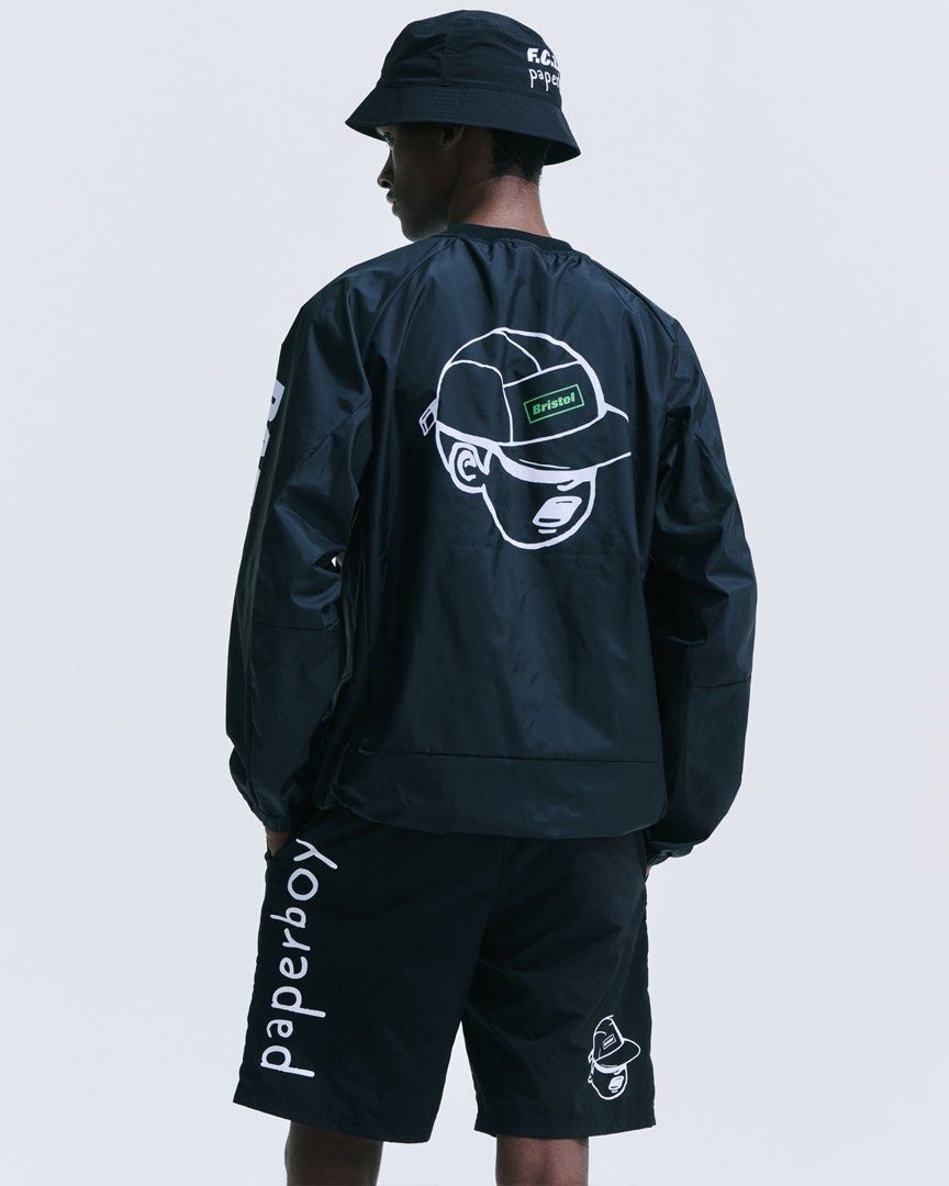 ウェア FCRB paperboy TRAINING PISTE BLACK XL FCRB paperboy TRAINING PISTE BLACK XL ウェア