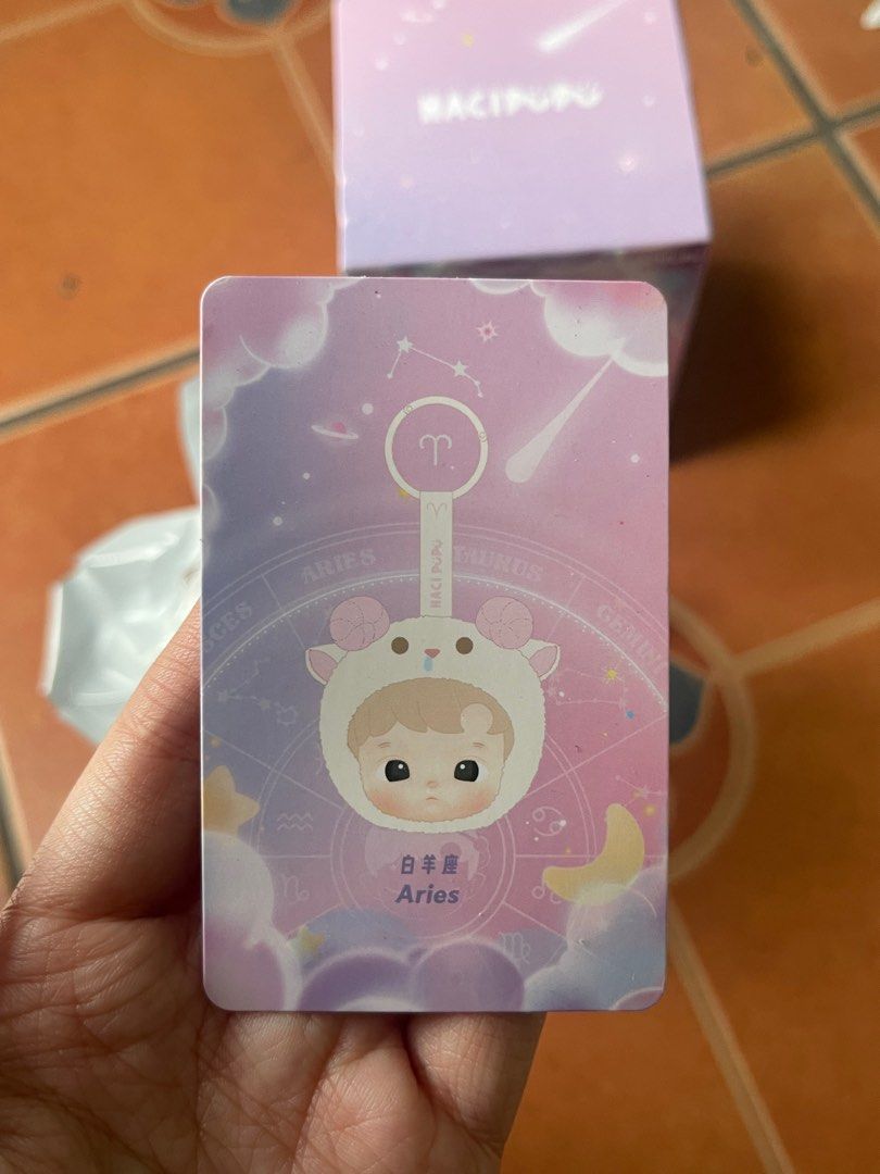 Hacipupu Constellation Vinyl Plush - Aries (Category: Plushies & Soft Toys) located in Manila. Submitted by hslightsup (Listing ID 1347122022, Image 2). Description: Hacipupu Constellation Vinyl Plush - Aries ₱650 Just arrived today from Pop Mart Online Store and this is my 3rd aries 😭😭 Enough pagod na ko xD - Sealed foil, just opened in the bottom - Can SDD via Grab or Lalamove now - MOD: Gcash/PNB/BPI 📍 Sampaloc, Manila .