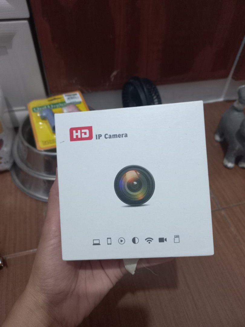 HD IP Camera CCTV (Category: Security Systems & CCTV Cameras) located in Pasig City. Submitted by lilaysanikanik (Listing ID 1347081786, Image 1). Description: From HK but never installed App gives instructions Working.