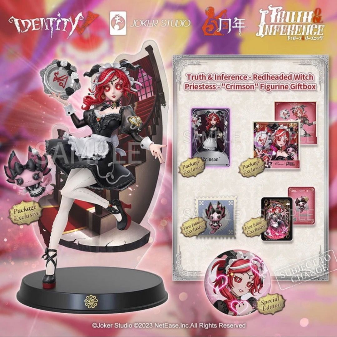 Identity V (IDV) Truth & Inference Crimson Witch Package 1st Edition ...