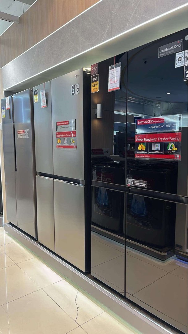 LG SIDE BY SIDE INVERTER REFRIGERATOR RVS-B245DG RVS-B245PZ1 RVS-M245NS ...