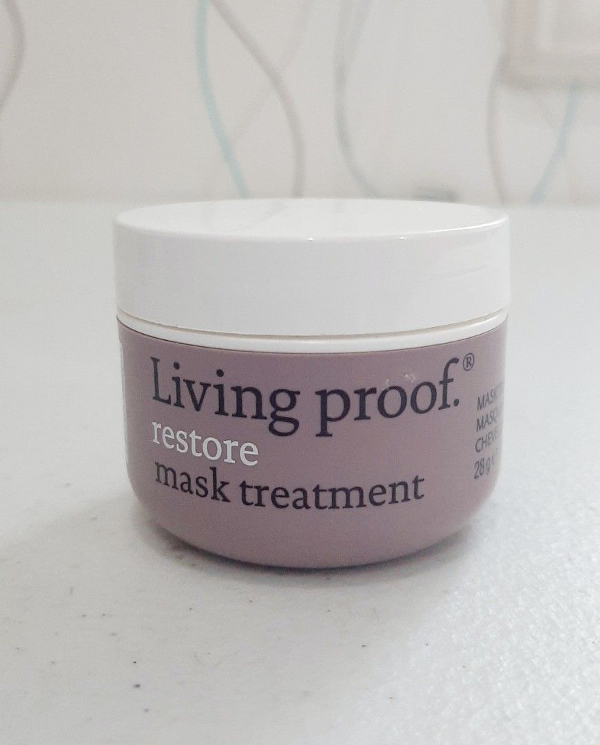 LIVING PROOF RESTORE MASK TREATMENT (Category: Face Care) located in Manila. Submitted by glimmer.mnl (Listing ID 1347104569, Image 1). Description: LIVING PROOF RESTORE MASK TREATMENT 28g.