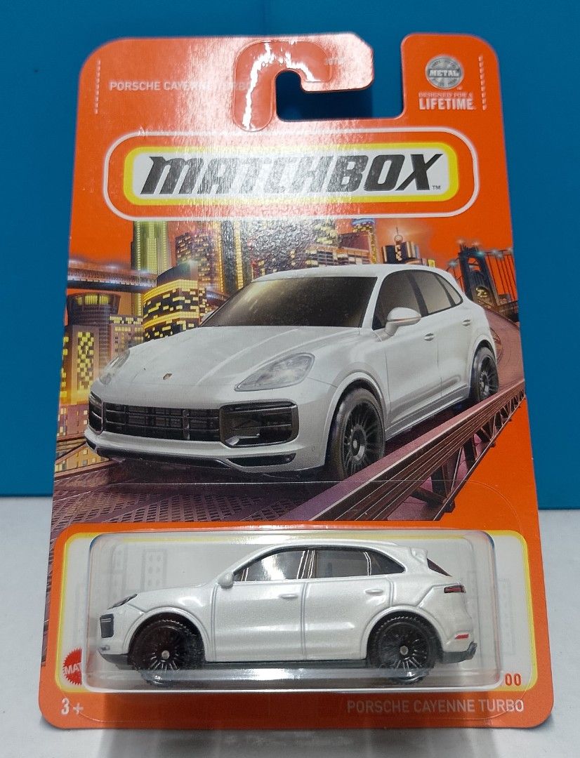 Matchbox Porsche Cayenne Turbo (Category: Vehicle & Diecast Models) located in Santa Rosa. Submitted by kltoys (Listing ID 1347217827, Image 1). Description: #forsale 299 plus sf cost New and guaranteed original! Packaging is not for mint box/card collectors See attached photos..