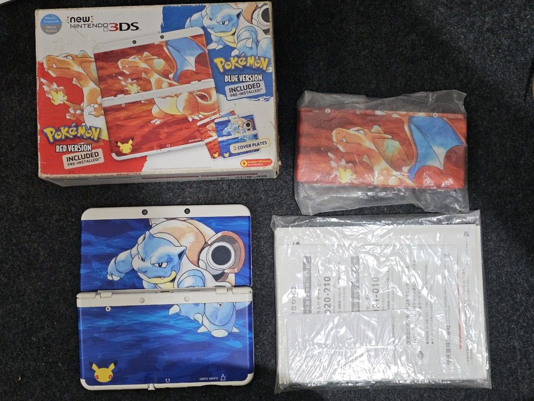 New Nintendo 3DS Regular Pokemon 20th Anniversary Edition (Category: Nintendo) located in Paranaque City. Submitted by john020497 (Listing ID 1347201496, Image 1). Description: - With box, manuals, ar cards, extra cover plates, charger and crystal case. - Smooth unit, around 9/10 condition. With minimal hairline scratches. - No issue. Bacoor, Cavite. Delivery via Lalamove/Grab/LBC..