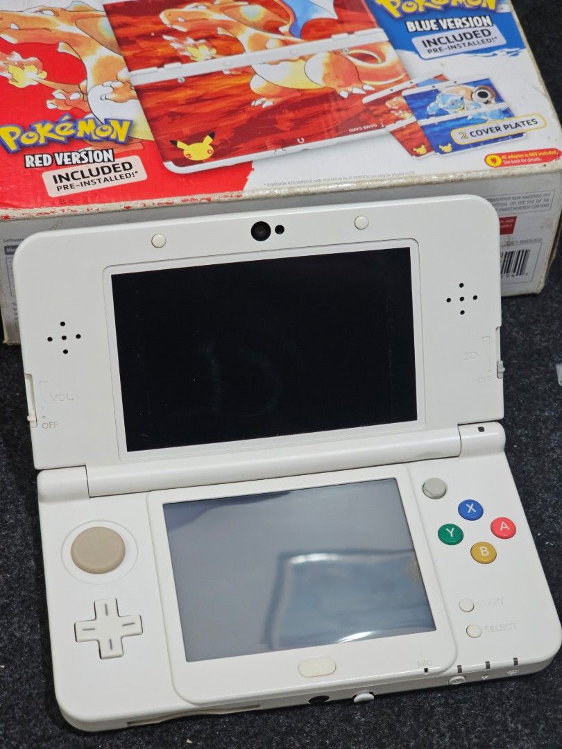 New Nintendo 3DS Regular Pokemon 20th Anniversary Edition (Category: Nintendo) located in Paranaque City. Submitted by john020497 (Listing ID 1347201496, Image 2). Description: - With box, manuals, ar cards, extra cover plates, charger and crystal case. - Smooth unit, around 9/10 condition. With minimal hairline scratches. - No issue. Bacoor, Cavite. Delivery via Lalamove/Grab/LBC..