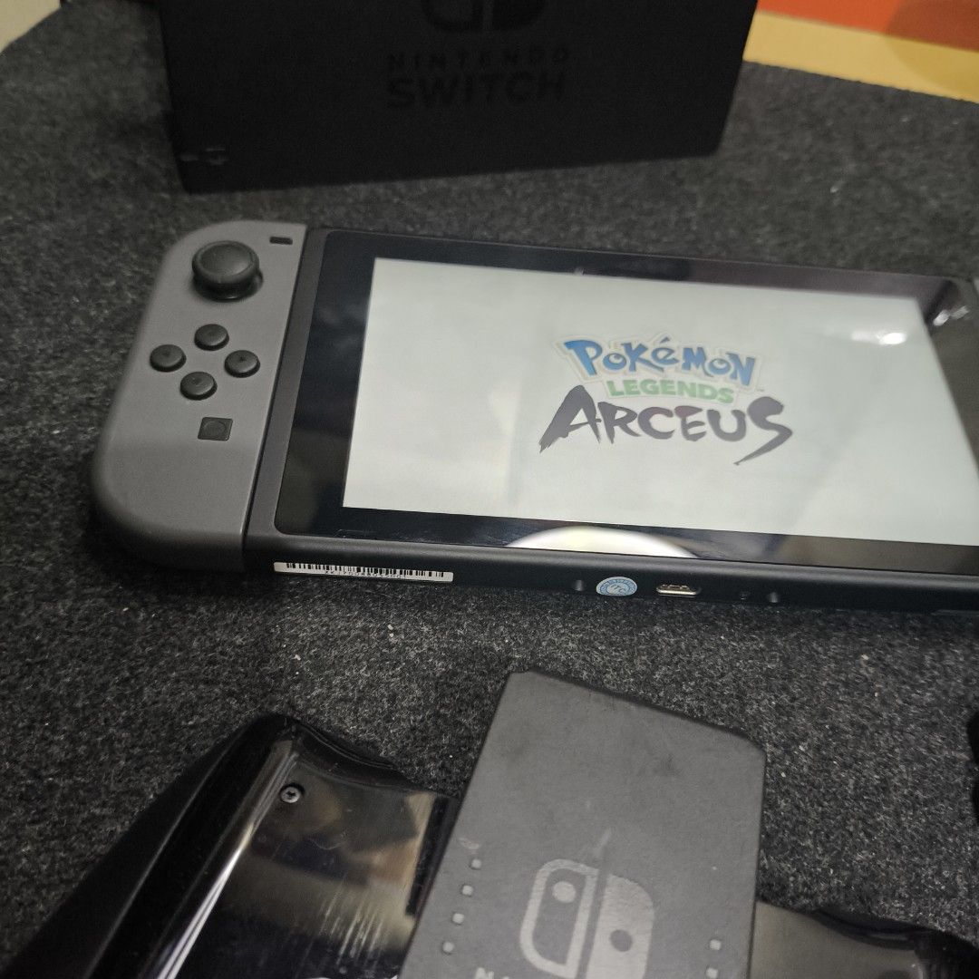 nintendo switch v2 with 12 games complete like nee (Category: Nintendo) located in Valenzuela. Submitted by gearpandaph (Listing ID 1347183340, Image 3). Description: Nintendo Switch v2 Complete With 12 games Complete with box Unit joycons Straps grip charger hdmi Dock Box Games pokemon arceus Stardew Valley Naruto Ninja storm 4 Naruto Trilogy Bit Orchard Monster Hunter Rise Bioshock remastered Bioshock remastered 2 Bioshock infinite Cooking Simu