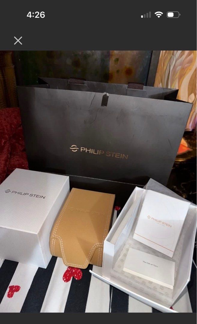 Philip stein Evolution diamonds bezel (Category: Luxury Watches) located in Quezon City. Submitted by fatbeianca (Listing ID 1347164668, Image 3). Description: Good as new! No scratches Real diamonds bezel MALL PRICE: 79,000.