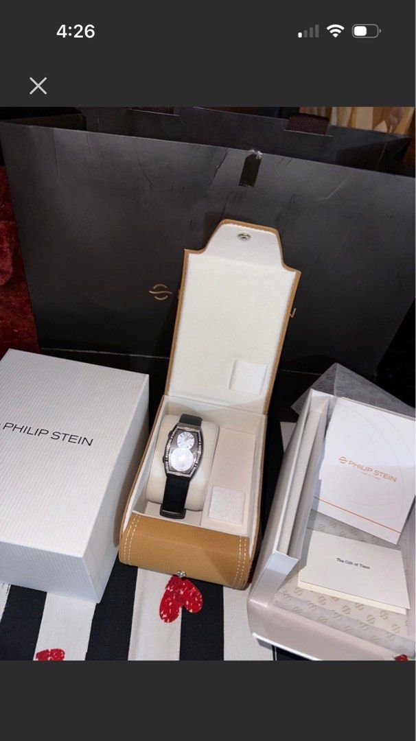 Philip stein Evolution diamonds bezel (Category: Luxury Watches) located in Quezon City. Submitted by fatbeianca (Listing ID 1347164668, Image 1). Description: Good as new! No scratches Real diamonds bezel MALL PRICE: 79,000.