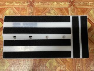 Rockhouse Pedalboard for guitar pedals (White)