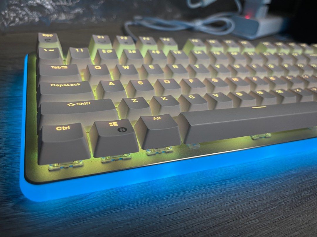 Royal Kludge RK918 Wired Full Mechanical Keyboard (Category: Computer Keyboard) located in Cabanatuan. Submitted by steven15 (Listing ID 1347204687, Image 2). Description: DETAILS & RFS: • decluttering • almost new • no dents and scratch • full mechanical keyboard • RGB backlighting • 108 keys • compatible with Windows, iOS, Android, Linux • includes keyboard, switch puller, and manual MEETUP LOCATION (if Cabanatuan area) : • Waltermart Cabanatua