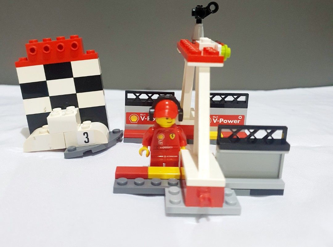 Shell v-power lego (Category: Lego & Building Sets) located in Las Pinas. Submitted by cherry_luvs_dresses (Listing ID 1347204610, Image 1). Description: in very good condition missing 1 part please see last pic super discounted price.