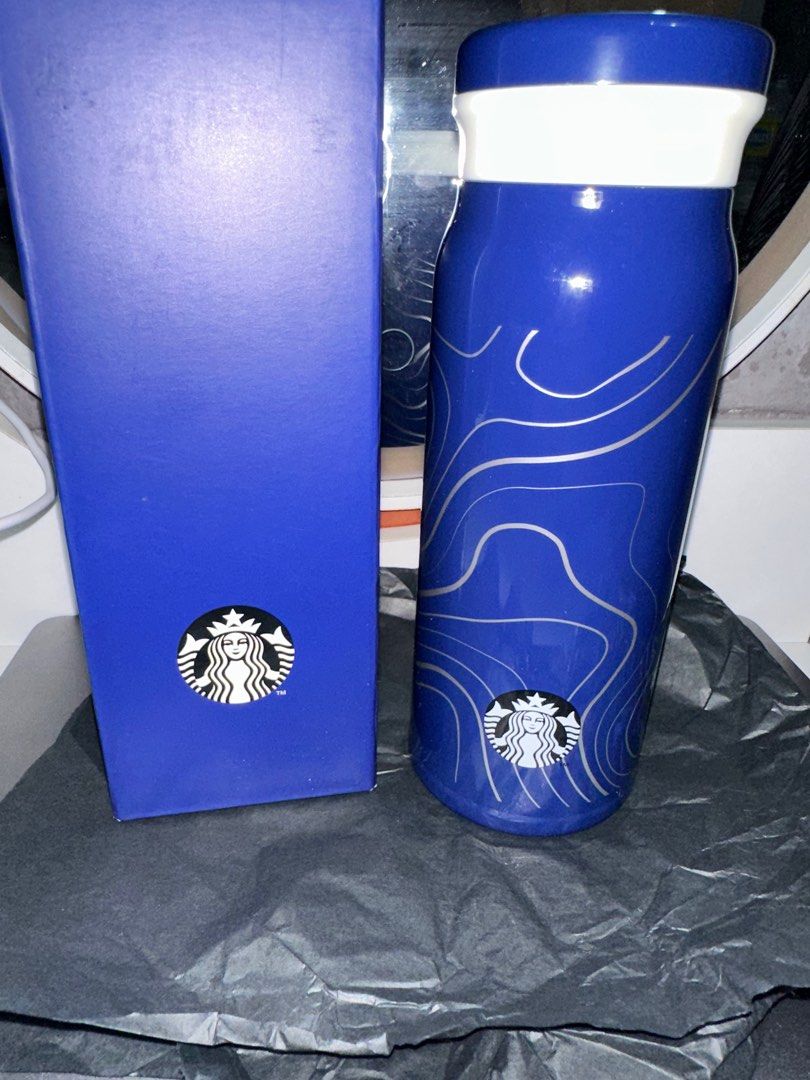 Starbucks Tumbler 2025 Indigo, Furniture & Home Living, Kitchenware