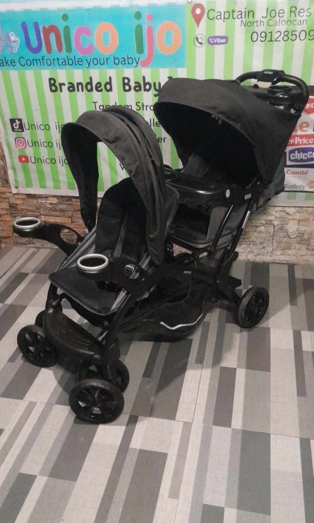 Tandem stroller katoji sit & stand (Category: Strollers) located in Caloocan City. Submitted by Unicoijo02 (Listing ID 1347191274, Image 3). Description: .