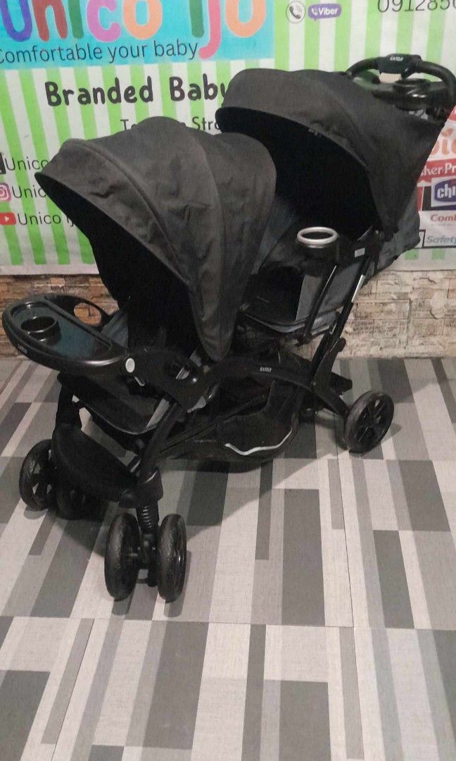 Tandem stroller katoji sit & stand (Category: Strollers) located in Caloocan City. Submitted by Unicoijo02 (Listing ID 1347191274, Image 2). Description: .