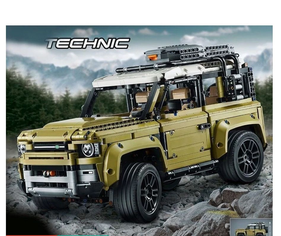 TECHNIC LAND ROVER GUARDIAN OFF-ROAD VEHICLE STATIC VERSION BUILDING ...