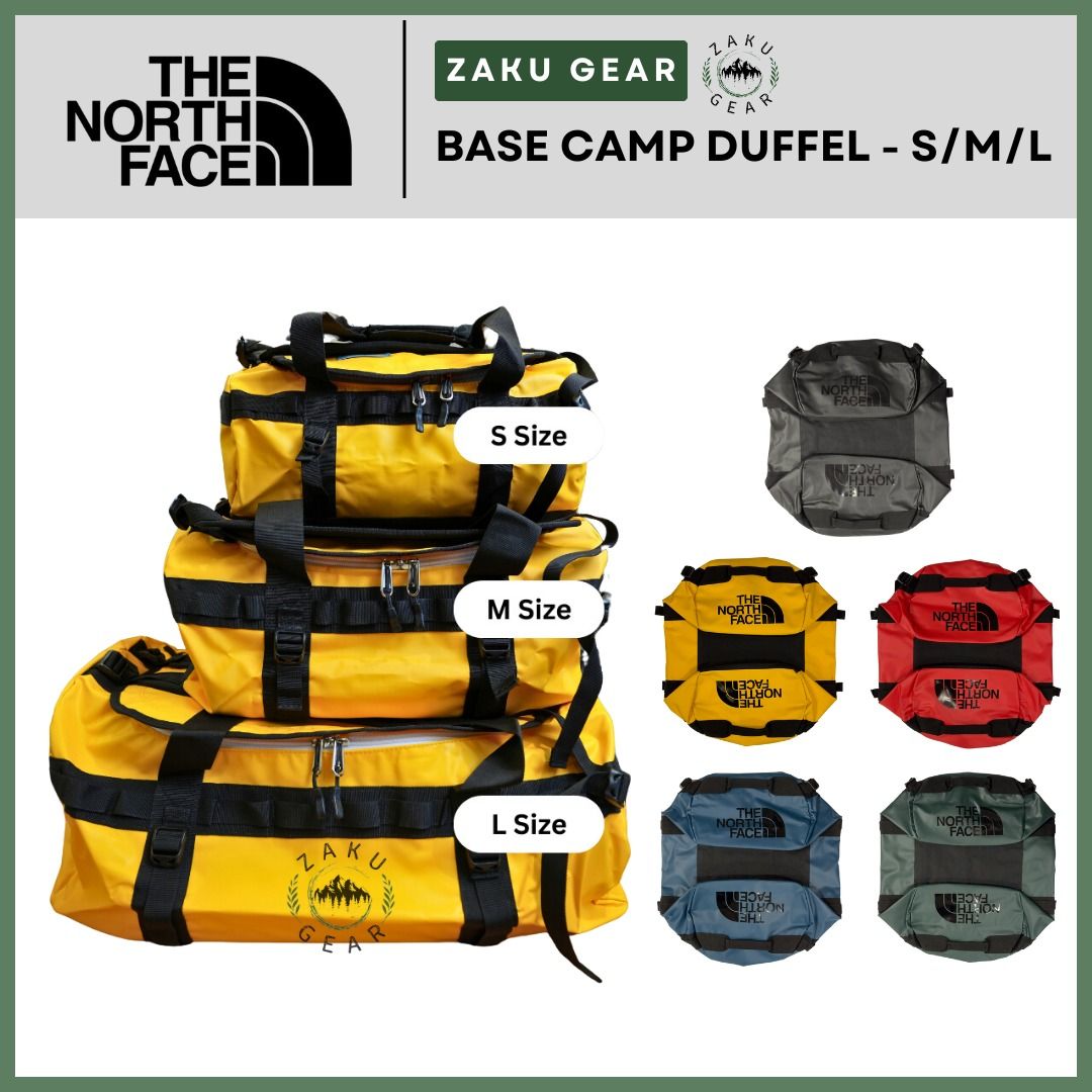 The North Face Base Camp Duffel Size S M L 31 50 71 Litre Backpack Duffel Bag For Outdoor Travel Waterproof
