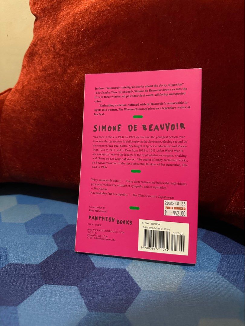 The Woman Destroyed (Category: Storybooks) located in Rizal. Submitted by grc__ (Listing ID 1347217504, Image 2). Description: Purchased from FullyBooked Paperback Price exclusive of SF.