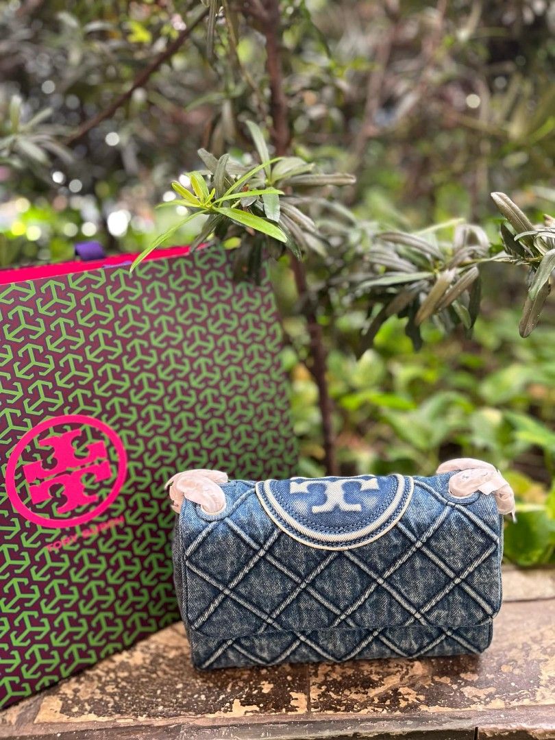 Tory Burch denim (Category: Luxury Bags & Wallets) located in Quezon City. Submitted by rougecomer29291 (Listing ID 1347222460, Image 3). Description: 6999 each all has dustbag no paperbag na naidispose na rfs: too many bags.