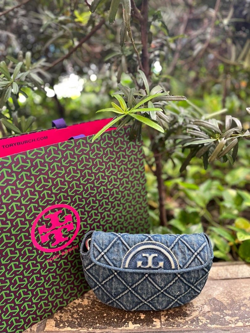 Tory Burch denim (Category: Luxury Bags & Wallets) located in Quezon City. Submitted by rougecomer29291 (Listing ID 1347222460, Image 2). Description: 6999 each all has dustbag no paperbag na naidispose na rfs: too many bags.