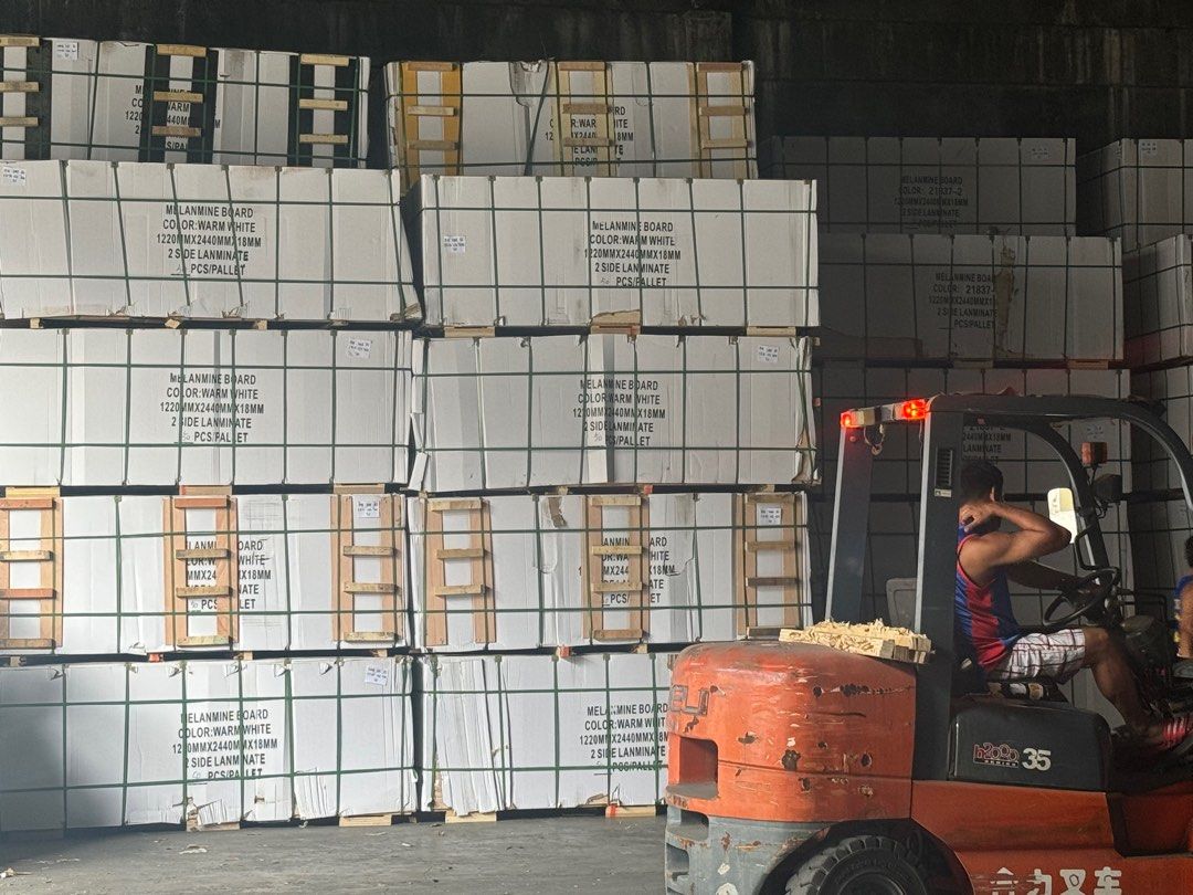 Warm white marine plywood (Category: Office Furniture & Fixtures) located in Manila. Submitted by enythingting (Listing ID 1347149297, Image 2). Description: bulk or 50pcs up— 1,900 only pick up : warehouse fast delivery .