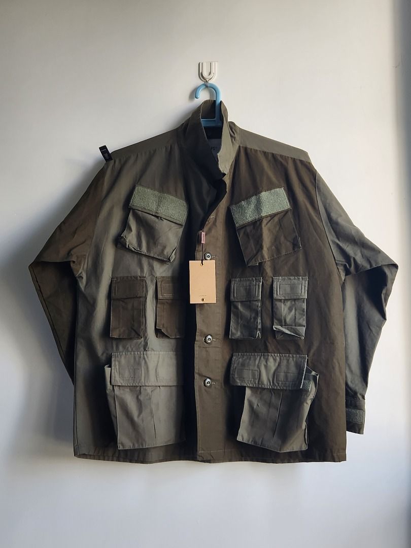 初売り WTAPS 17AW 男裝 十袋工裝夾克襯衫外套, JACKET SHIRT MODULAR ミリタリージャケット