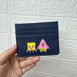 美國 BIOWORLD x Spongebob 海綿寶寶 深藍色皮革 八達通 證件 卡片套64232372706179110