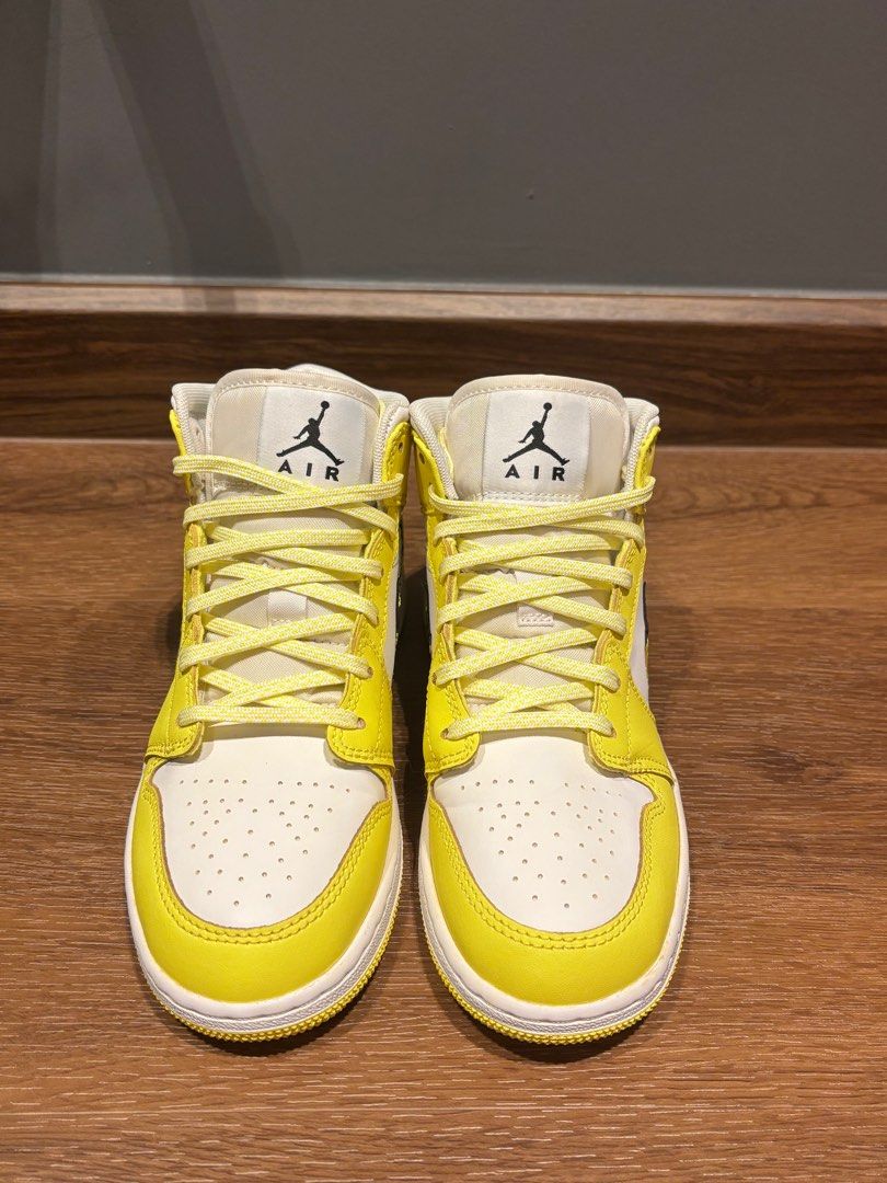 air jordan 1 mid yellow roses
