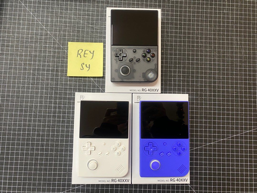 Anbernic RG40XX V (Category: Others) located in Manila. Submitted by reysyzz (Listing ID 1347310627, Image 1). Description: ANBERNIC RG40XX V 🎮 Condition: Brand New Available Colors: Transparent Black, White, Indigo Blue System: Stock Os Inclusions: User Manual and Charging Cable GENERIC 64GB- ₱3,750 SANDISK 64GB- ₱4,350 SANDISK 128GB- ₱4,750 SANDISK 256GB- ₱5,550 ☑️With free test and inspection of unit at our shop before ship out. ☑️With 7 days