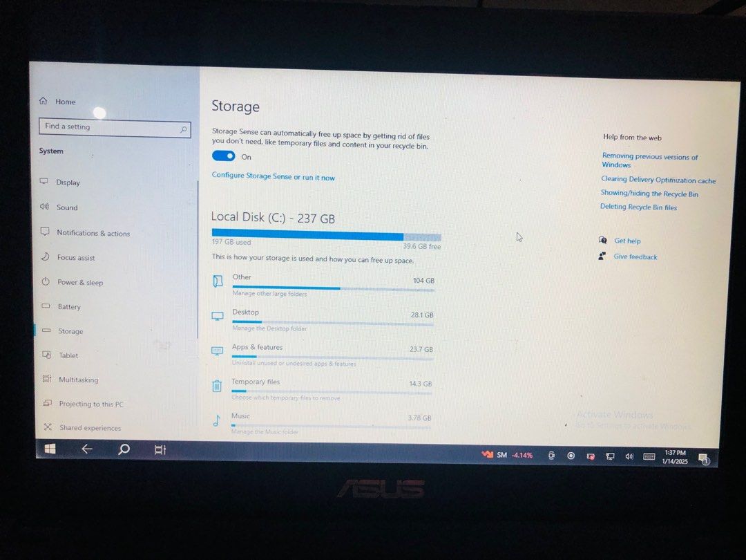 Asus Laptop (Category: Laptops & Notebooks) located in Obando. Submitted by cmdgbaby (Listing ID 1347337660, Image 3). Description: Asus Laptop Honest issue: Speaker sound medyo cracky kaya need ng speaker/bluetooth speaker. Walang charger .