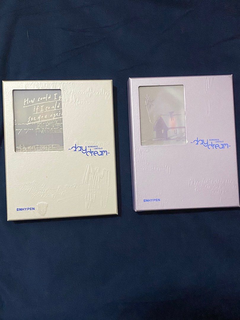 Authentic Enhypen Romance Untold (Category: K-Wave Merchandise) located in Cebu City. Submitted by karent3000 (Listing ID 1347395535, Image 1). Description: 450 per piece - no photocard but everything is there.