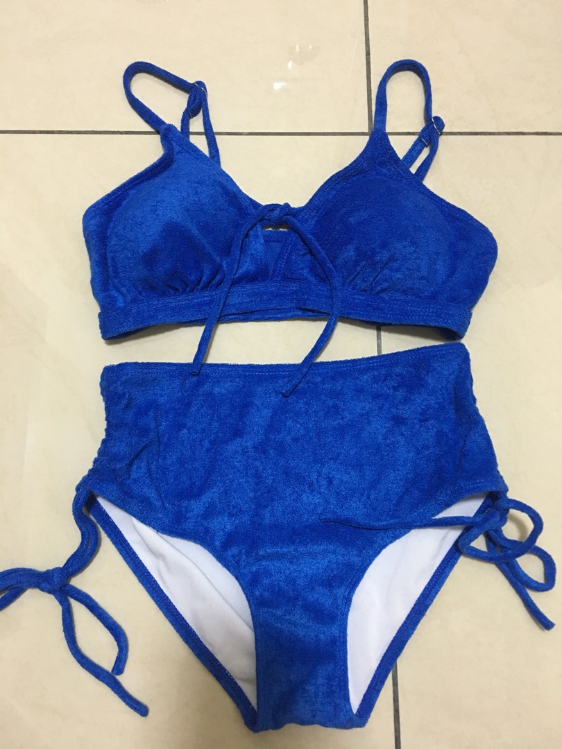 Blue bikini
