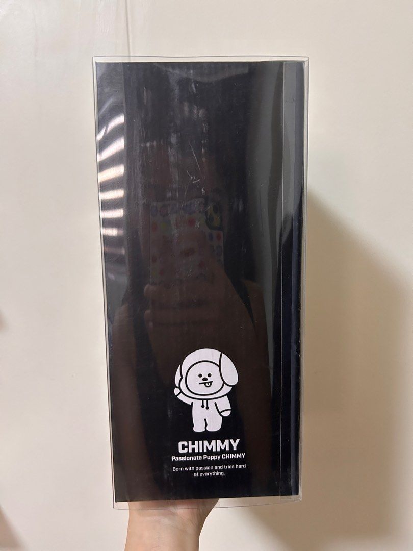 BT21 Chimmy Plush Doll (Category: Plushies & Soft Toys) located in Manila. Submitted by rishaelysse (Listing ID 1347341642, Image 3). Description: BT21 Chimmy Plush Doll - Never Opened (box is quite dusty due to storage) - Approximately 9 inch tall - Bought at Robinsons Ermita RFS: decluttering MOP: Gcash or bank transfer Loc: Taft Manila .