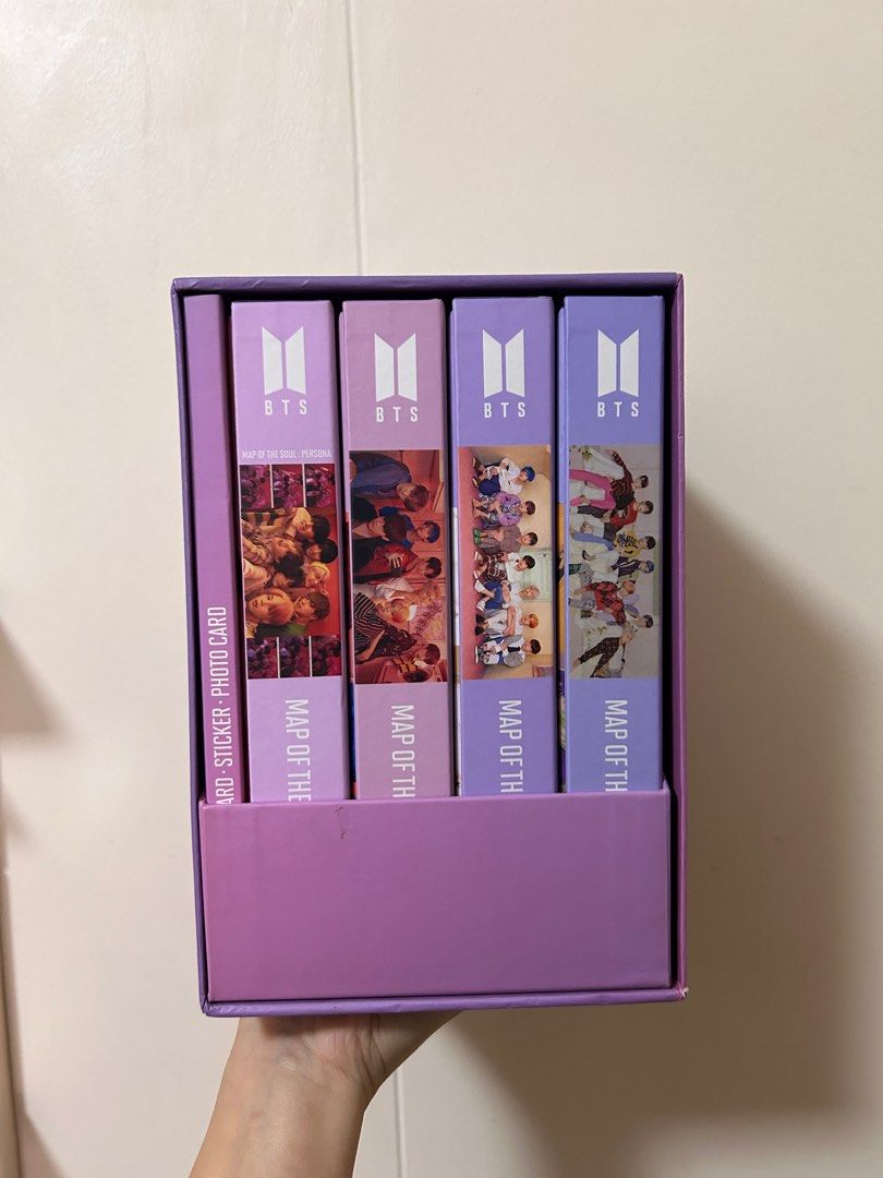 BTS 4 Set JIGSAW PUZZLE: Persona (Category: Board Games & Puzzles) located in Manila. Submitted by rishaelysse (Listing ID 1347344199, Image 1). Description: BTS 4 Set JIGSAW PUZZLE: Persona - Unsealed (puzzle pieces are sealed and untouched) - With FREE additional photocards RFS: Decluttering MOP: Gcash or Bank Transfer Loc: Taft Manila .