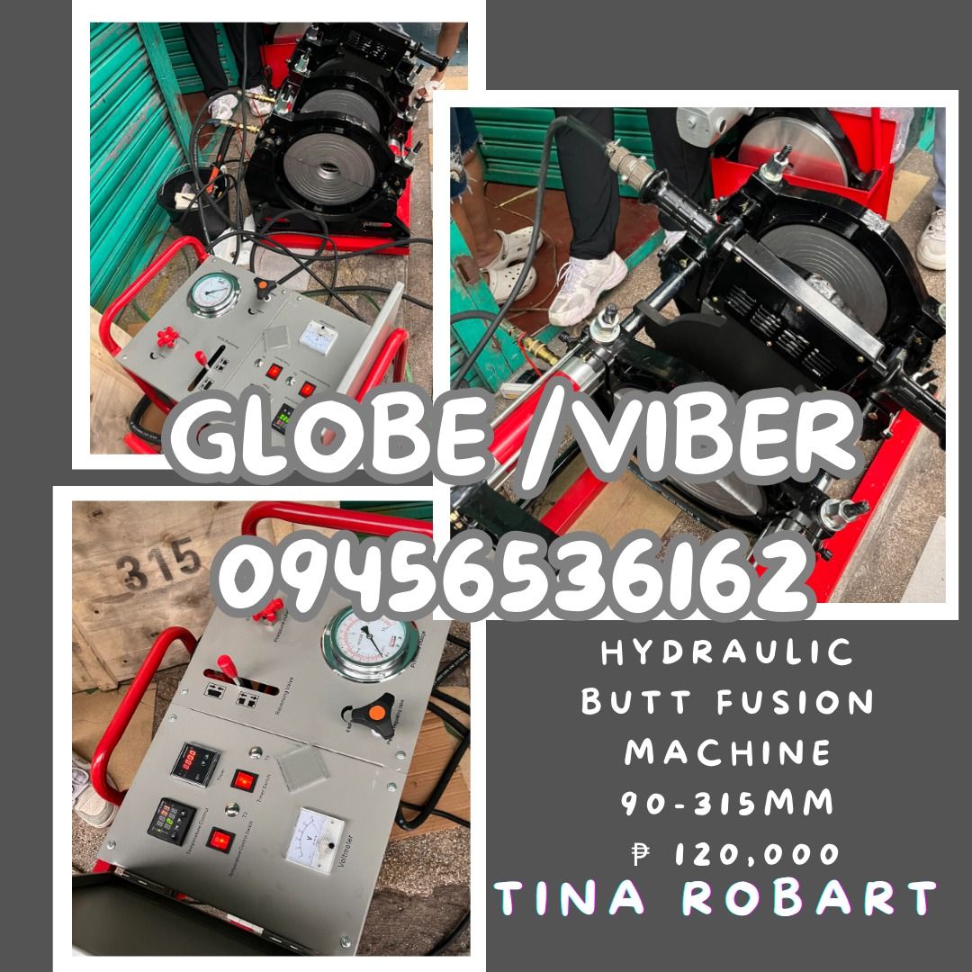 Butt Fusion machine (Category: Construction Tools & Equipment) located in Caloocan City. Submitted by athena051820 (Listing ID 1347343542, Image 2). Description: Butt Fusion machine 𝑹𝑶𝑩𝑨𝑹𝑻 𝑪𝑶𝑵𝑺𝑻𝑹𝑼𝑪𝑻𝑰𝑶𝑵 𝑺𝑼𝑷𝑷𝑳𝑰𝑬𝑺 𝑶𝒇𝒇𝒊𝒄𝒆 𝑨𝒅𝒅𝒓𝒆𝒔𝒔: 𝟏𝟒𝟎𝟓 𝒀𝒖𝒔𝒆𝒄𝒐 𝑺𝒕. 𝑺𝒕𝒂 𝑪𝒓𝒖𝒛 𝑴𝒂𝒏𝒊𝒍𝒂 𝑺𝑬𝑵𝑫 𝑼𝑺 𝑴𝑬𝑺𝑺𝑨𝑮𝑬 𝑭𝑶𝑹 𝑰𝑵𝑸𝑼𝑰𝑹𝑰𝑬𝑺 ‼️ ‼️ 𝑮𝒍𝒃𝒆 - (𝟢𝟫𝟒𝟓-𝟔𝟓𝟑-𝟔𝟏𝟔𝟐) 𝑻.𝑴. - (𝟢𝟫𝟔𝟖-𝟑𝟖𝟎-𝟐