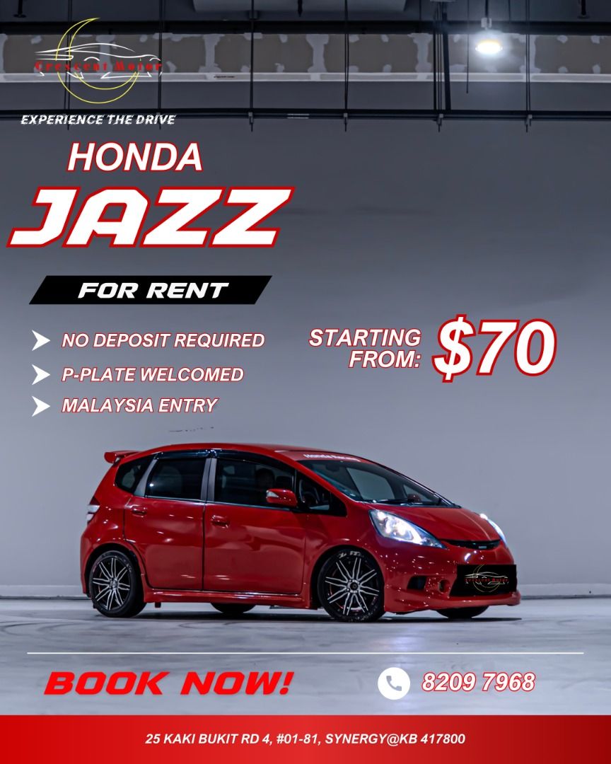 CHEAPEST HONDA JAZZ Rental Malaysia Welcome No Deposit62872685248769114