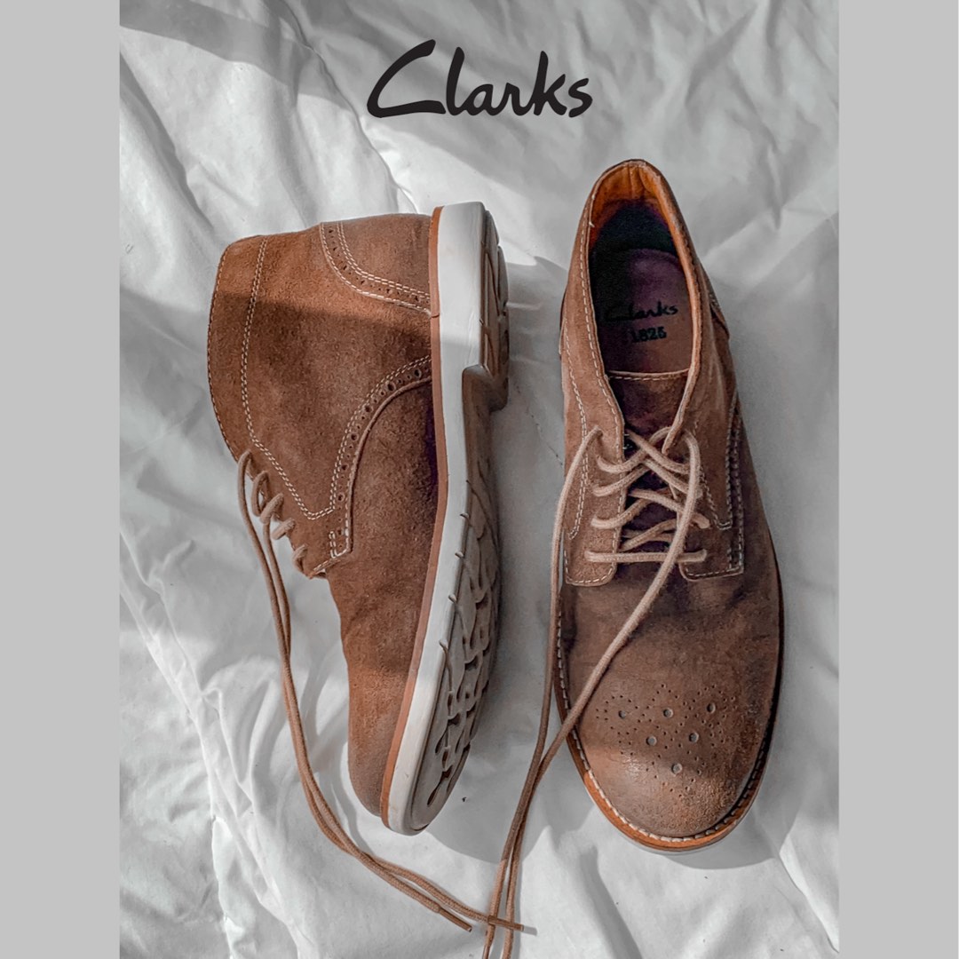 Chaussures Clarks Raspin - Taille 9.5 US Homme - Beige - Style Oxford Décontracté - Neuf Avec Boîte