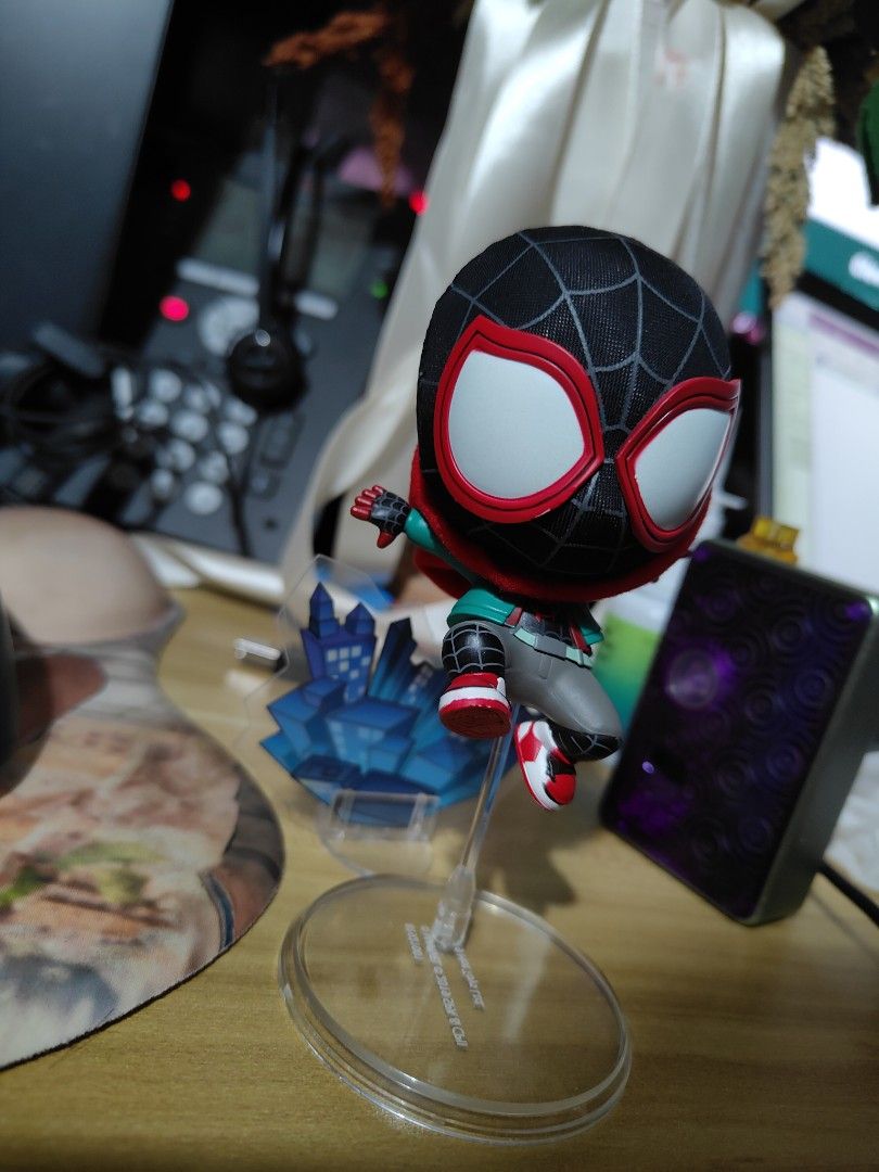 Cosbaby into the spiderverse (Category: Designer & Blind Box Toys) located in Pateros City. Submitted by markkf. (Listing ID 1347466331, Image 3). Description: Miles morales - 1.5k Gwen - 500 with minimal issue *SOLD.