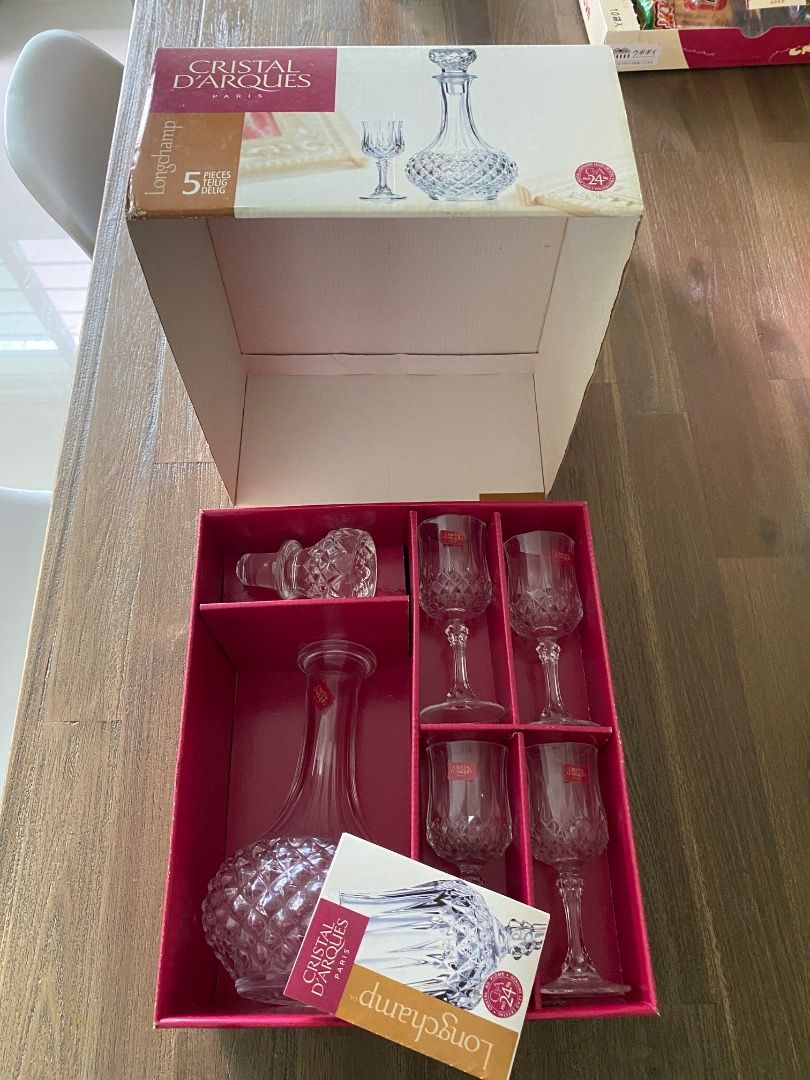 Cristal D’arques Liquer Set - Longchamp