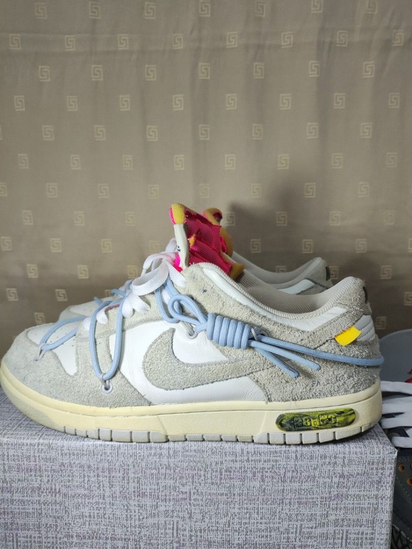 Dunk offwhite size 9 (Category: Sneakers) located in Las Pinas. Submitted by bujetbujit (Listing ID 1347363090, Image 1). Description: legit or off limit your expectations po las pinas location gcash lbc or lalamove.