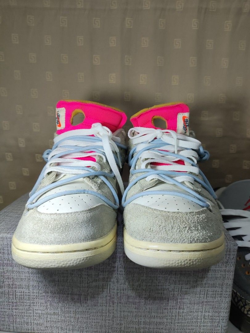 Dunk offwhite size 9 (Category: Sneakers) located in Las Pinas. Submitted by bujetbujit (Listing ID 1347363090, Image 3). Description: legit or off limit your expectations po las pinas location gcash lbc or lalamove.