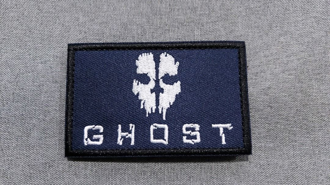 Ghost Pattern Emblem Embroidered Patch (Category: Coats, Jackets and Outerwear) located in Cyberjaya. Submitted by titus80 (Listing ID 1347411268, Image 1). Description: 1pc Ghost Pattern Emblem Embroidered Hook And Loop Patches, Hunting Backpack Accessories - Durable And Stylish Appliques For Backpacks, Bags, And Clothing.