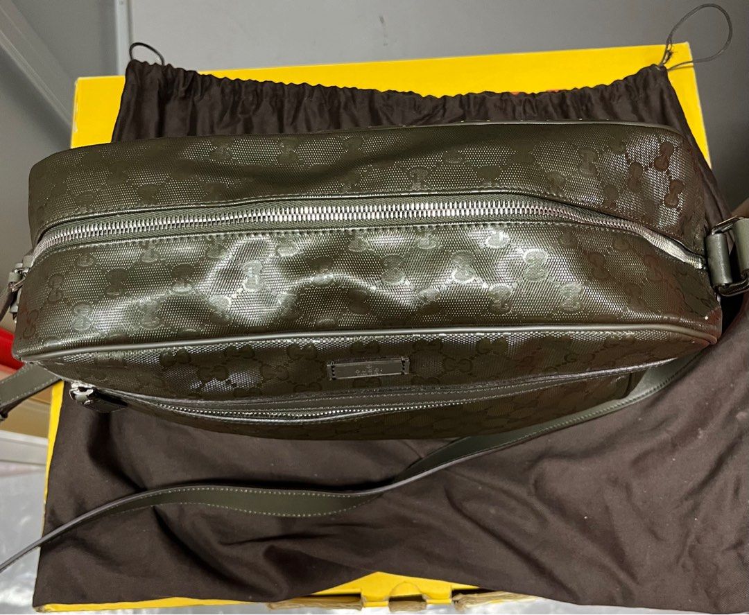 現貨］GUCCI 211107 古馳GG implementation Shoulder Bag canvas