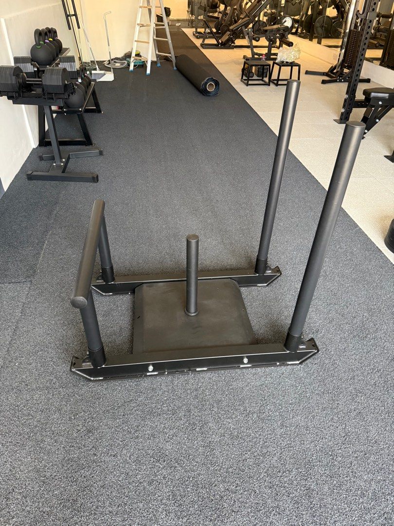 Heavy duty sled + wall mounted rack, Sports Equipment, Other Sports ...