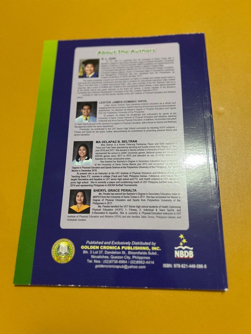 High School Book - Sports is Life Revised Edition (Category: Textbooks) located in Marikina City. Submitted by decluttering.matters (Listing ID 1347388317, Image 2). Description: Healthy Youth in Physical Education Sports is Life, Revised Edition Copyright 2024 by R. L. Adri, et. al. Bought for school but NEVER USED. Original price is around Php 550. Check my listings for other books. No reservations. Payment first, via GCash. Shipping will be ar